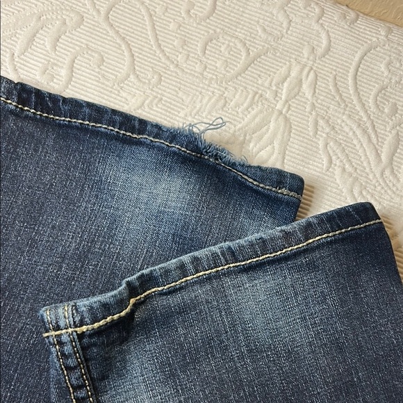 Wrangler Dark Blue Boot Cut Jeans. 7/8x 34. - Picture 6 of 11